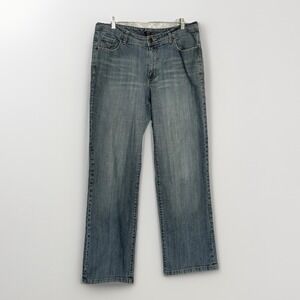 Y2K Denim Jeans Women's 16 Average Low Rise Indie McBling Mallcore